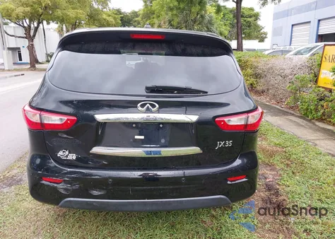 2013 Infiniti Jx35 z USA, uszkodzony, nr VIN 5N1AL0MMXDC314747